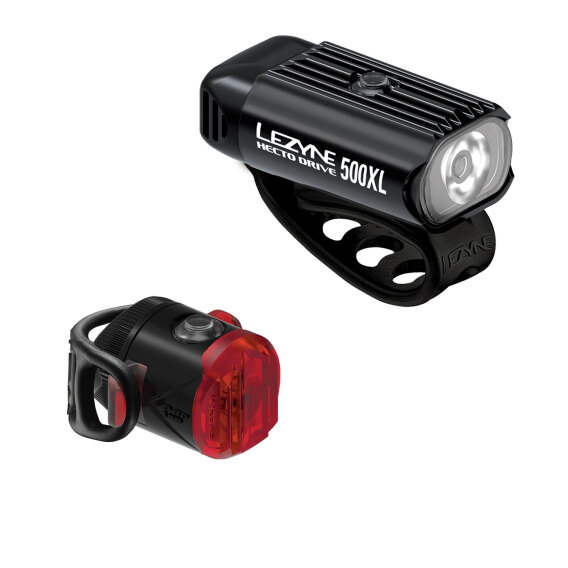 Lezyne Hecto Drive 500XL / Femto USBC LED Bike Light Set Merlin Cycles