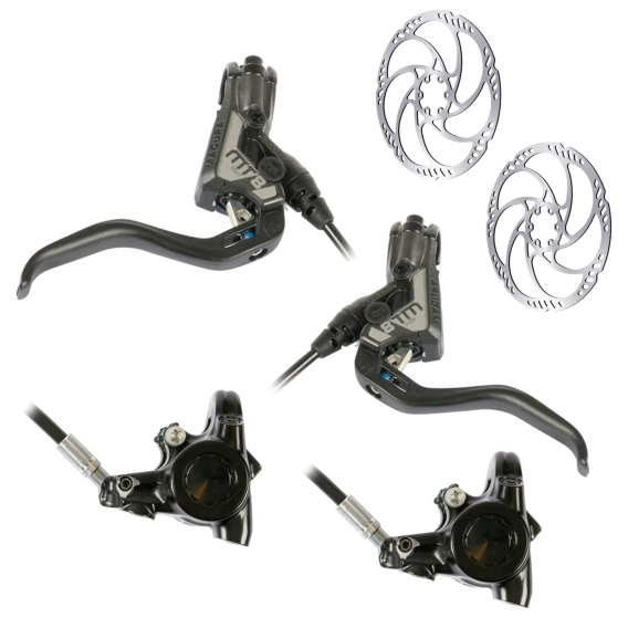 Mb Rake Po Magura MT8 Pro FM Disc Brake Set With Rotors