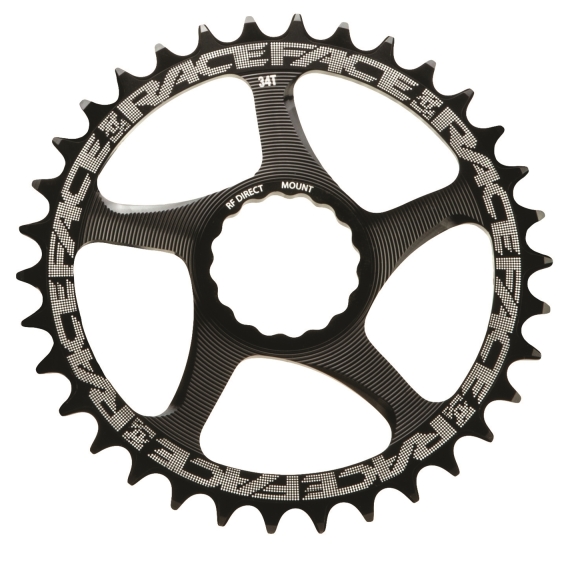 Corona Singola Race Face Narrow-Wide Per MTB – 104 BCD, 34 Denti, Colore Nero