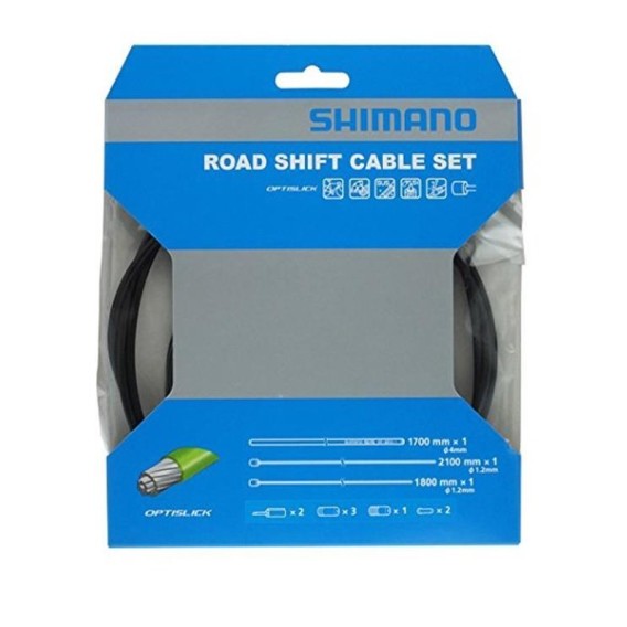 Shimano Road Gear Cable set Optislick Merlin Cycles