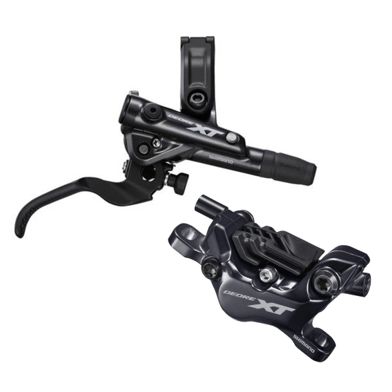 Shimano XT M8120 Front And Rear Disc Brake Set Merlin Cycles