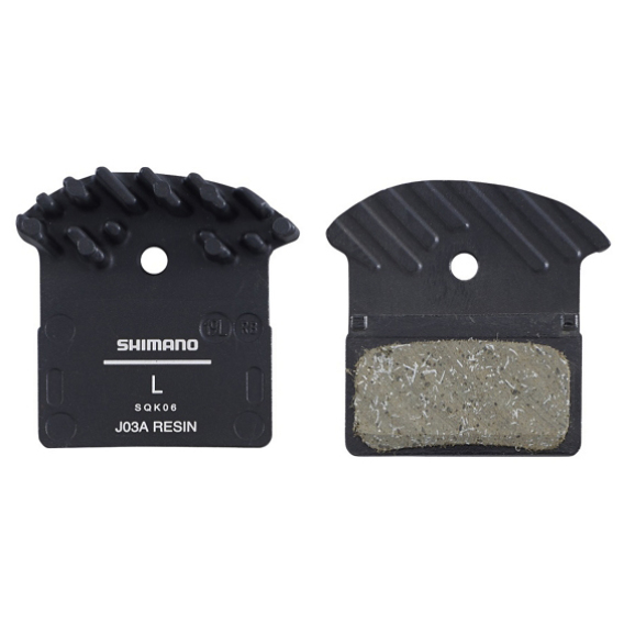 Shimano J03A Resin Disc Pads With Cooling Fins Merlin Cycles