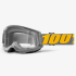 100% Strada 2 MTB Goggles 2022 - Clear Lens