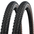 Schwalbe G-One Ultrabite Performance TLE Folding Tyres With 2 Free Inner Tubes - Pair