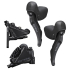 Shimano GRX RX600 Disc Brake STI's & RX410 Flat Mount Calipers - 2x11 Speed