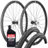 Fulcrum Soniq ALX Alloy Road Wheelset With FREE Schwalbe One TLE Addix Performance RaceGuard Folding Tyres & Stans 500ml Tubeless Sealant 