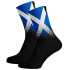 Sox Footwear Scotland Flag Black Premium Crew Socks