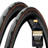 Continental GP5000 S TR Folding Road Tyres With Stans Rolled Gold 500ml Tubeless Sealant - Pair