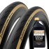 Vittoria Corsa Pro Control TLR Graphene Folding Road Tyres With Stans Rolled Gold 500ml Tubeless Sealant - Pair