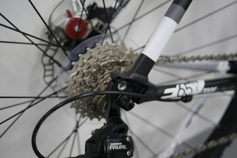 Rack mount on a Felt F65 cyclocross bike