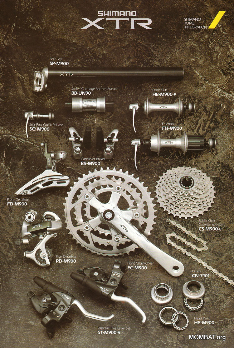 1991 shimano xtr groupset