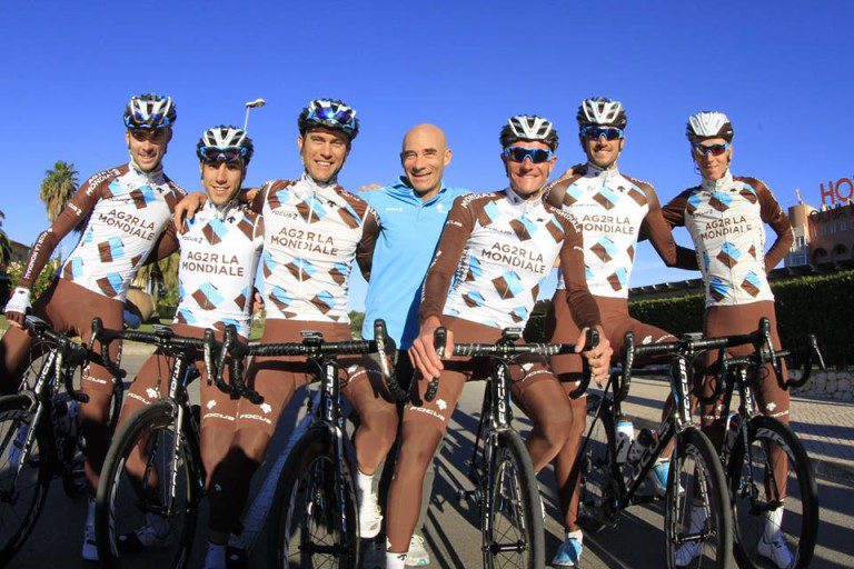 Cycle Racing Team Cap vintage fixie AG2R LA MONDIALE 2017