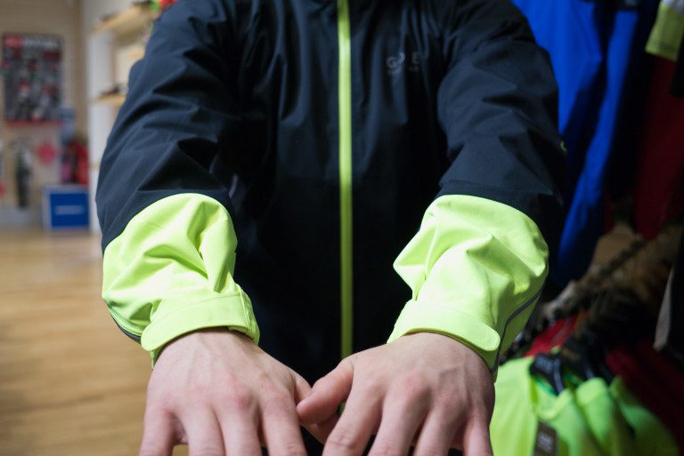 gore power active shell jacket arm length