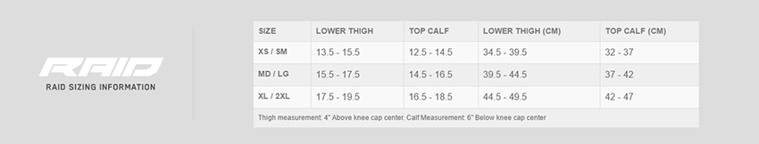 Troy Lee Designs Size Chart